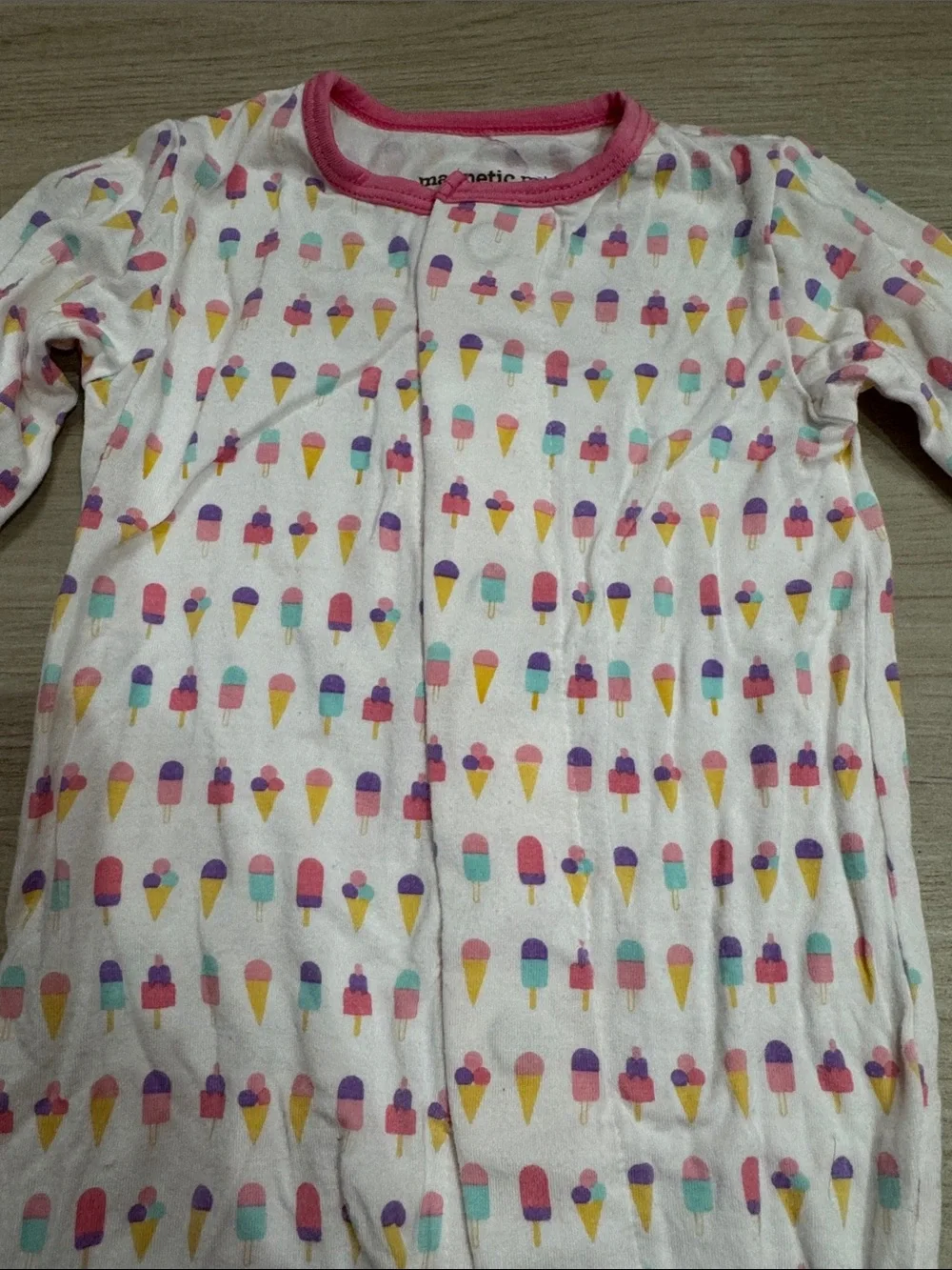 Magnetic Me Modal Ice Cream Footie 0-3 months